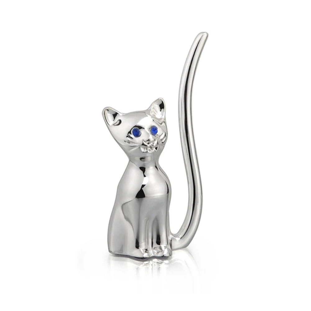 Whitehill Gifts For Sisters Silver Cat Ring Holder 3 Whitehill Gifts For Sisters Silver Cat Ring Holder