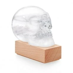 IsAlbi Man Cave Gifts Skull Storm Glass Weather Station