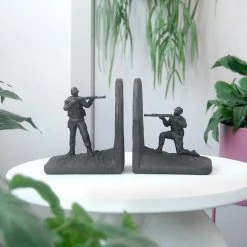 Soldier Bookend Set | White Moose Office Gifts