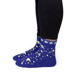 Mdi Spaced Out Secret Message Socks