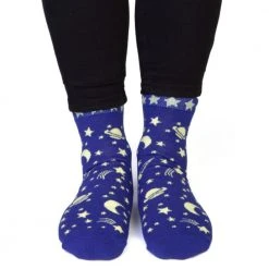 Mdi Spaced Out Secret Message Socks