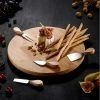 Ladelle Spinning Lazy Susan Serving Board & Knives Set