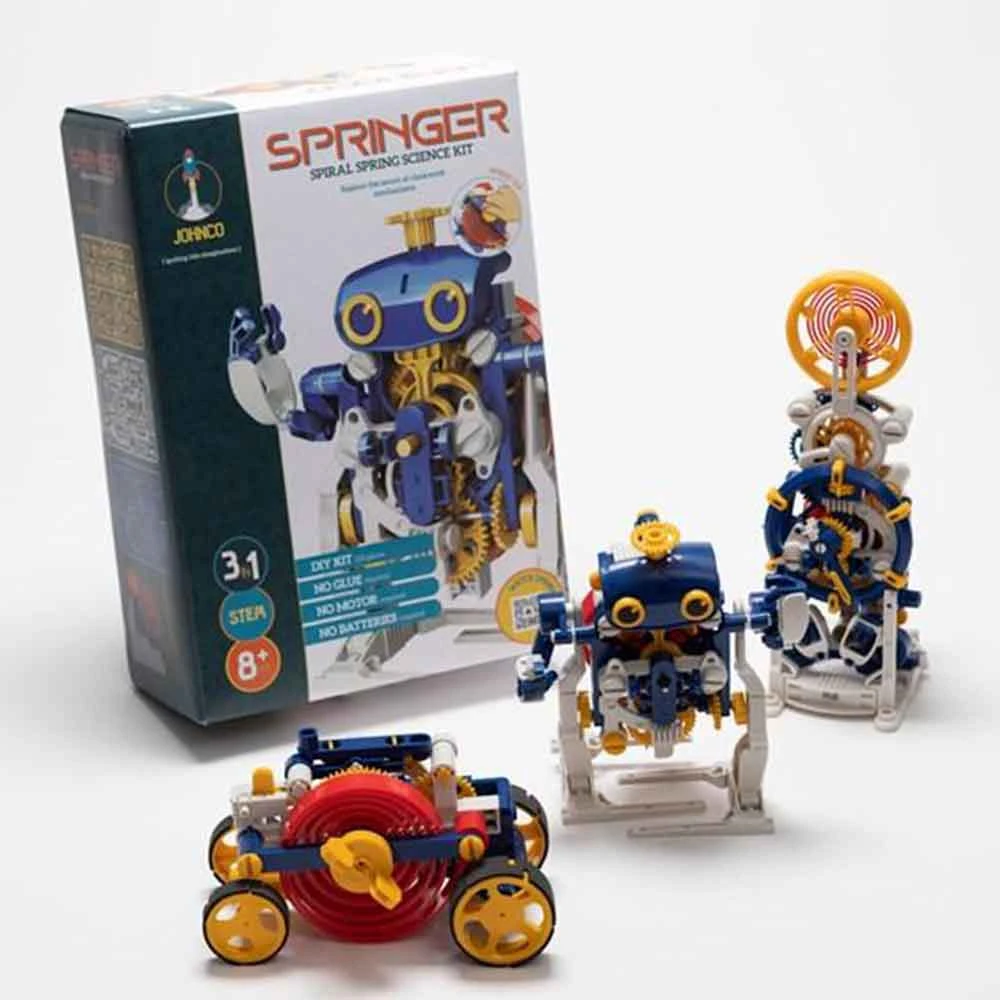 Johnco Gifts For Boys Springer 3-in-1 Spiral Spring Science Kit 3 Johnco Gifts For Boys Springer 3-in-1 Spiral Spring Science Kit