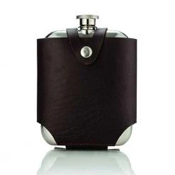 Little Global Travel Gifts Stainless Steel Flask With Travelling Pouch