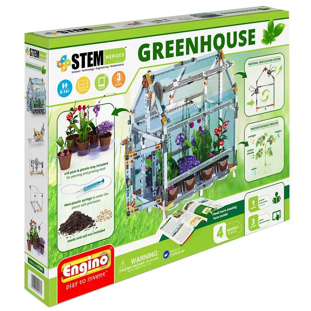 Johnco STEM Heroes Make Your Own Greenhouse Set Science STEM Toys 3 Johnco STEM Heroes Make Your Own Greenhouse Set Science STEM Toys