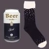 IsAlbi Men's Stout Beer Socks In A Can