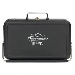 Designworks Collective Gentlemen's Hardware Suitcase Portable BBQ