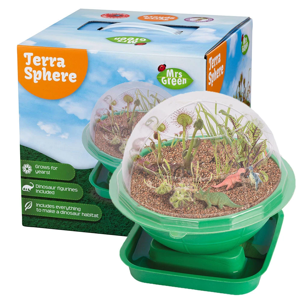 Heebiejeebies Terra Sphere Dinosaur Garden Dome Kit Homewares 3 Heebiejeebies Terra Sphere Dinosaur Garden Dome Kit Homewares