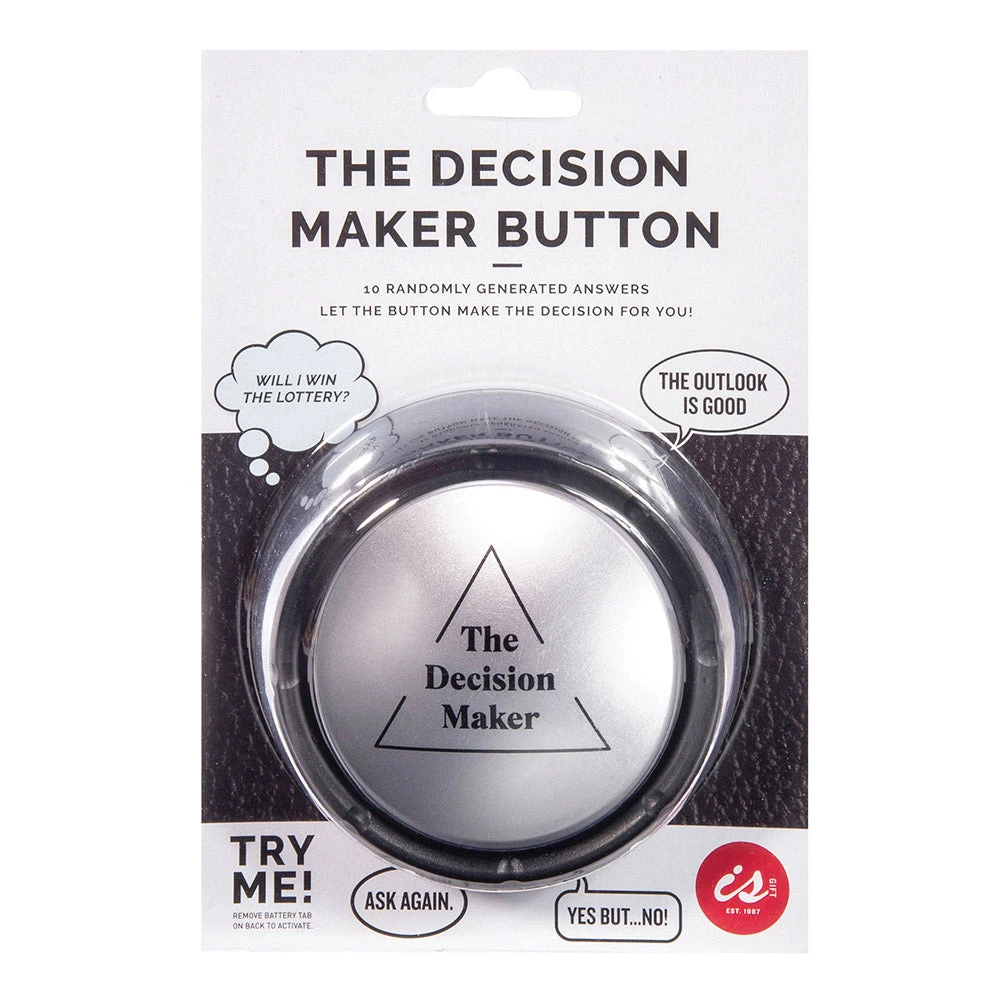IsAlbi The Decision Maker Button Novelty Buttons 4 IsAlbi The Decision Maker Button Novelty Buttons