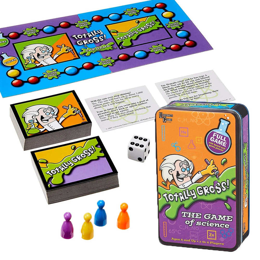 VR Distribution Totally Gross Card Game Tin Science STEM Toys 3 VR Distribution Totally Gross Card Game Tin Science STEM Toys