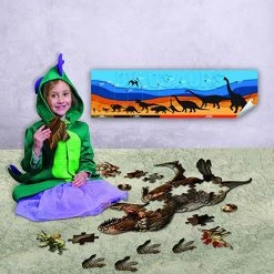 Heebiejeebies Giant Products Tyrannosaurus Rex Shaped Giant Floor Puzzle