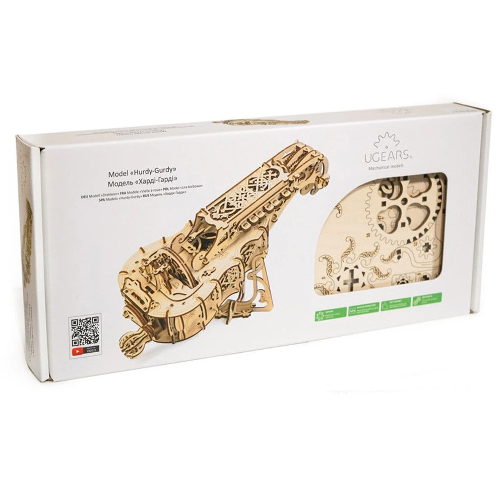 Office Gifts Ugears Hurdy Gurdy Mechanical Instrument Kit 4 Office Gifts Ugears Hurdy Gurdy Mechanical Instrument Kit