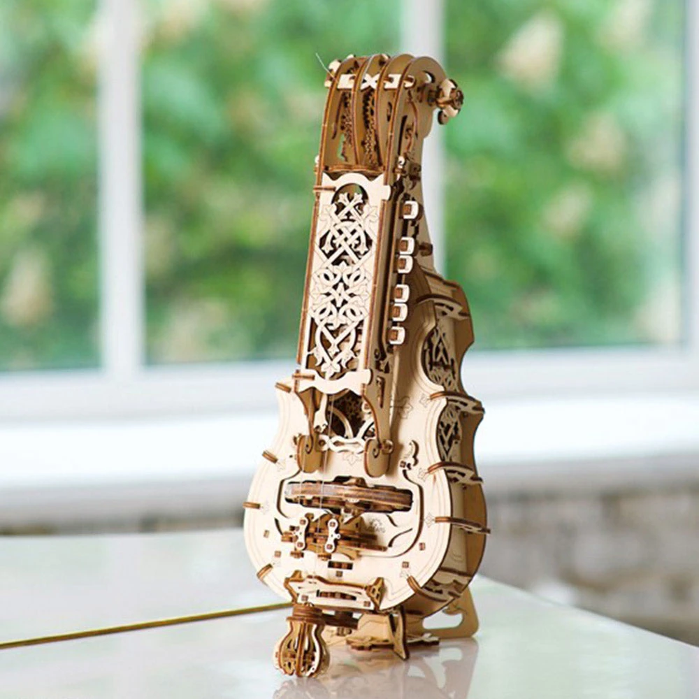 Office Gifts Ugears Hurdy Gurdy Mechanical Instrument Kit 3 Office Gifts Ugears Hurdy Gurdy Mechanical Instrument Kit