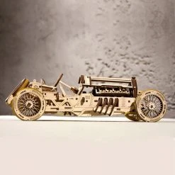 Man Cave Gifts Ugears U-9 Grand Prix Car Model Kit