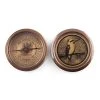 Vintage Nautical Brass Vintage Explorer Kookaburra Compass