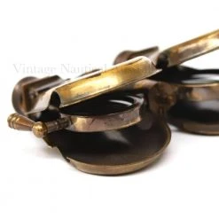 Vintage Nautical Vintage Opera Style Binoculars With Leather Case