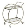IsAlbi 'Walter' Art Deco Mirrored Drinks Trolley