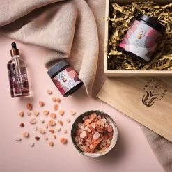 IsAlbi Gifts For Sisters Time To Unwind Wild Rose Bath Set