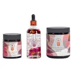 IsAlbi Gifts For Sisters Time To Unwind Wild Rose Bath Set