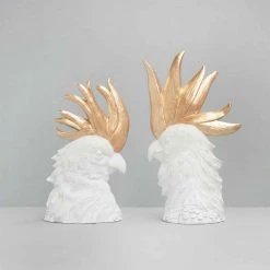 Gifts For Grandmas Crested Cockatoo Decor Set | White Moose
