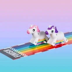 William Valentine Office Gifts Wind-Up Racing Unicorns | Set Of 2