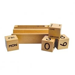 Paperie Wooden Calendar & Desk Tidy Office Gifts