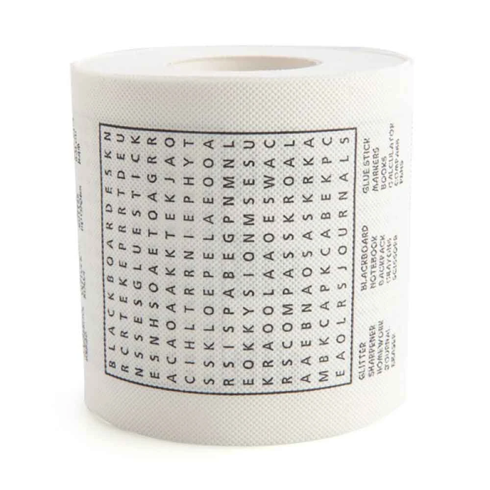 Mdi Word Search Novelty Toilet Paper 4 Mdi Word Search Novelty Toilet Paper