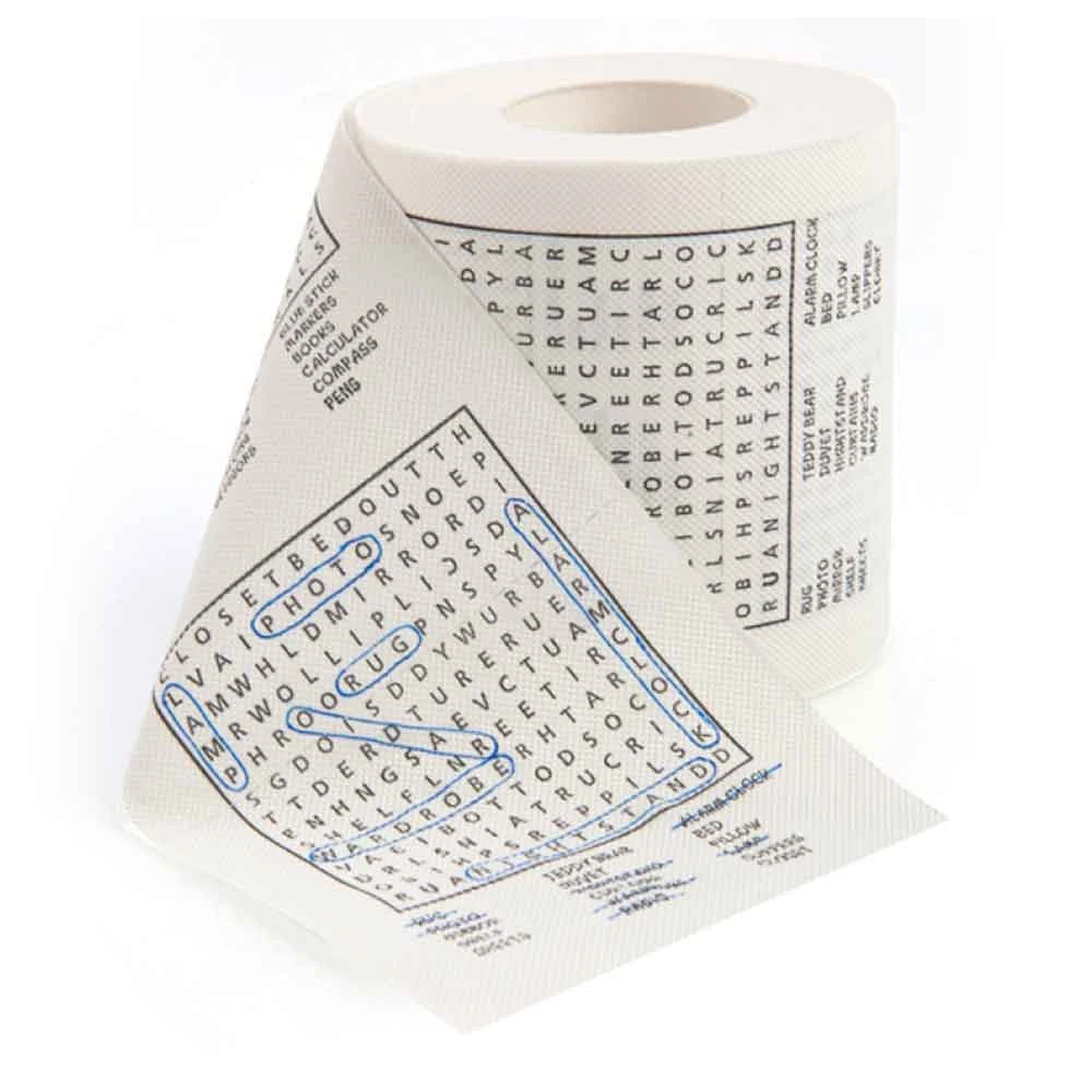 Mdi Word Search Novelty Toilet Paper 3 Mdi Word Search Novelty Toilet Paper