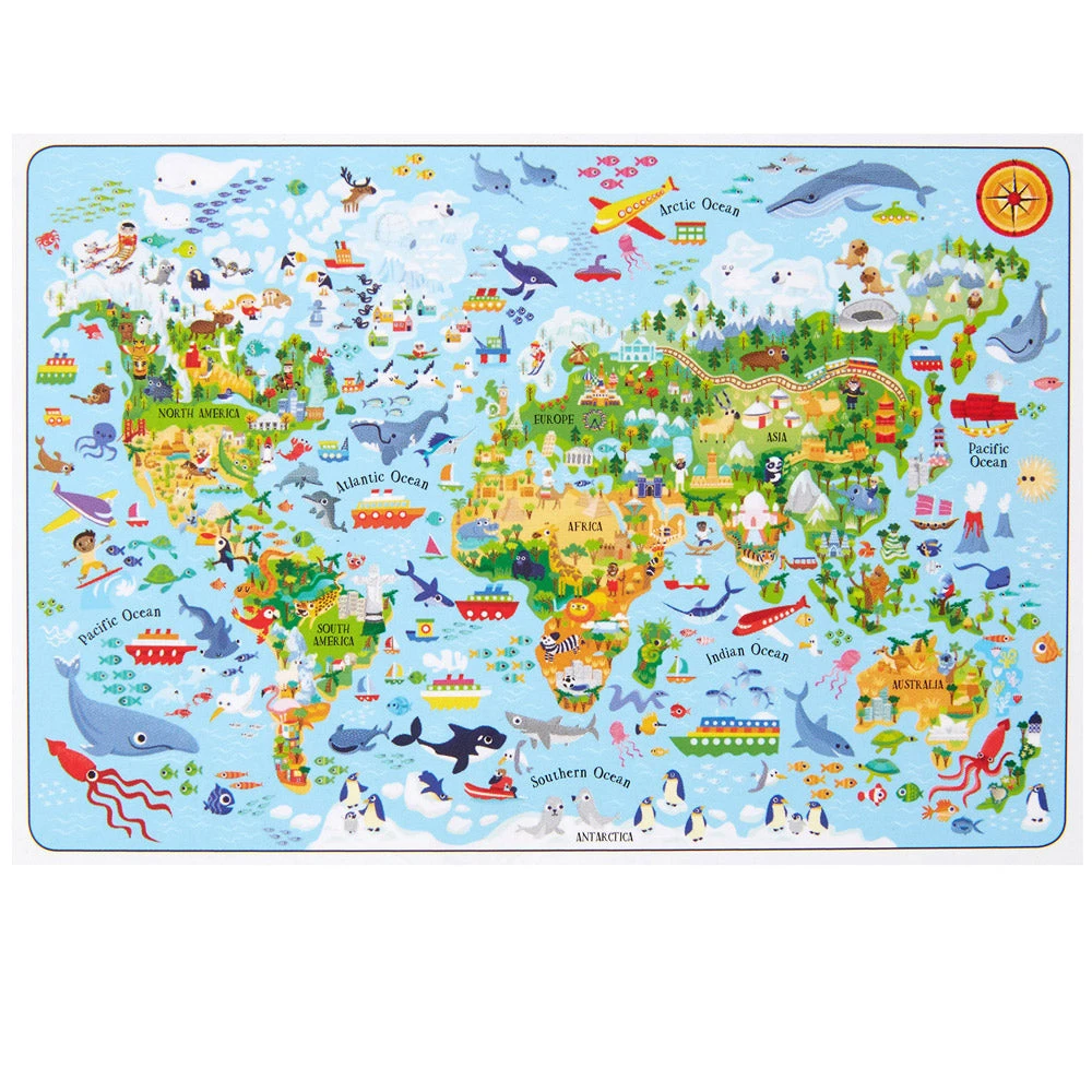 Brumby Sunstate Science STEM Toys The World: Atlas Map & 300pc Jigsaw Puzzle 6 Brumby Sunstate Science STEM Toys The World: Atlas Map & 300pc Jigsaw Puzzle