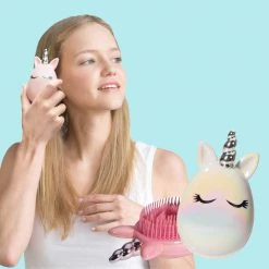 IsAlbi Unicorn Dentangler Hair Brush