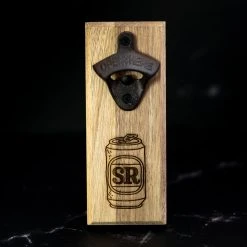 Yellow Octopus Personalised Personalised Birthday Gifts Personalised Wall Mount Bottle Opener - Funny Beer Style