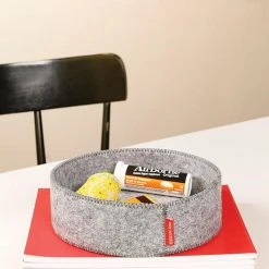 IsAlbi Kikkerland Set Of 2 Felt Catch-All Trays